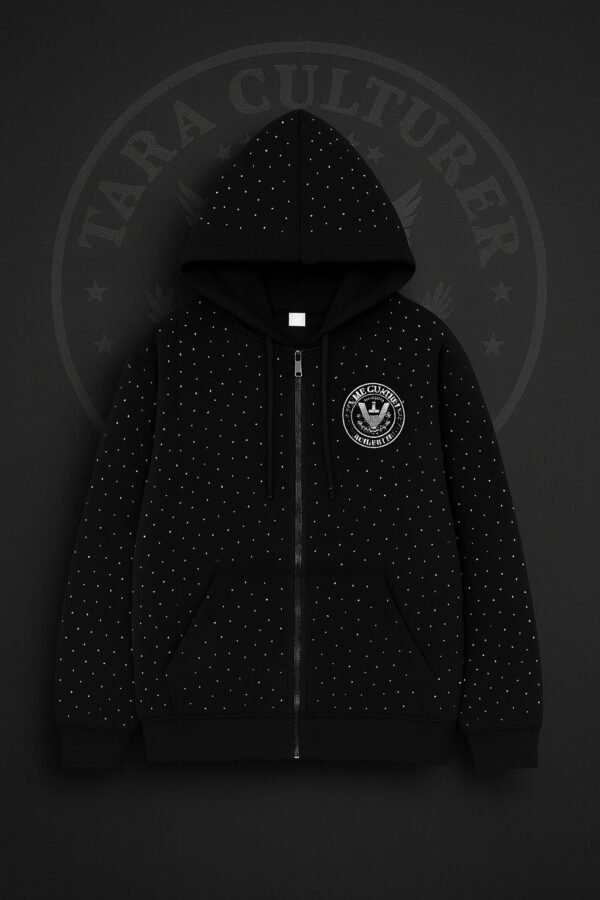 Allover Rhinestones Hoodie